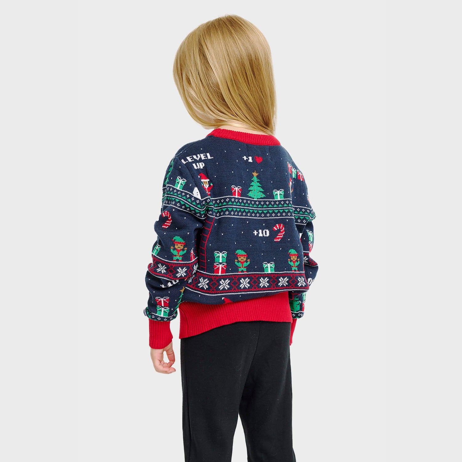 Vintage Gaming Christmas Sweater โ Kids